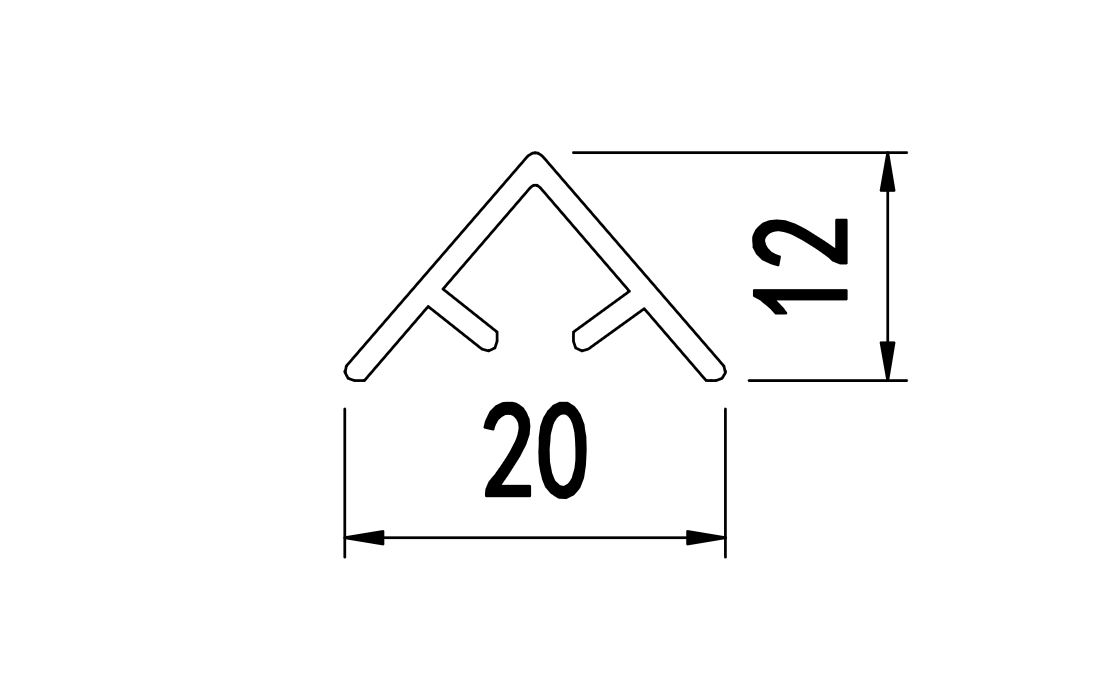 House Ridge — 20 × 12 mm