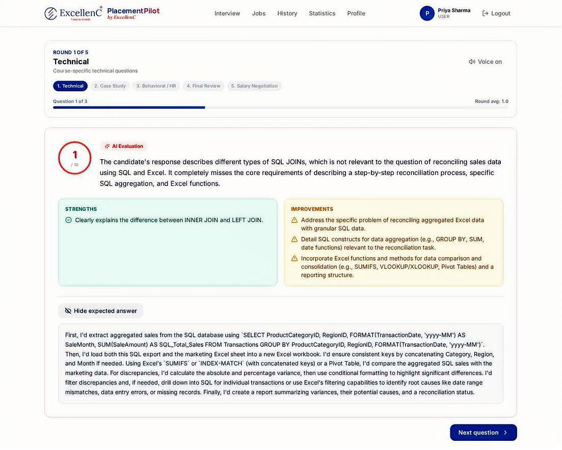 AI Evaluation & Feedback
