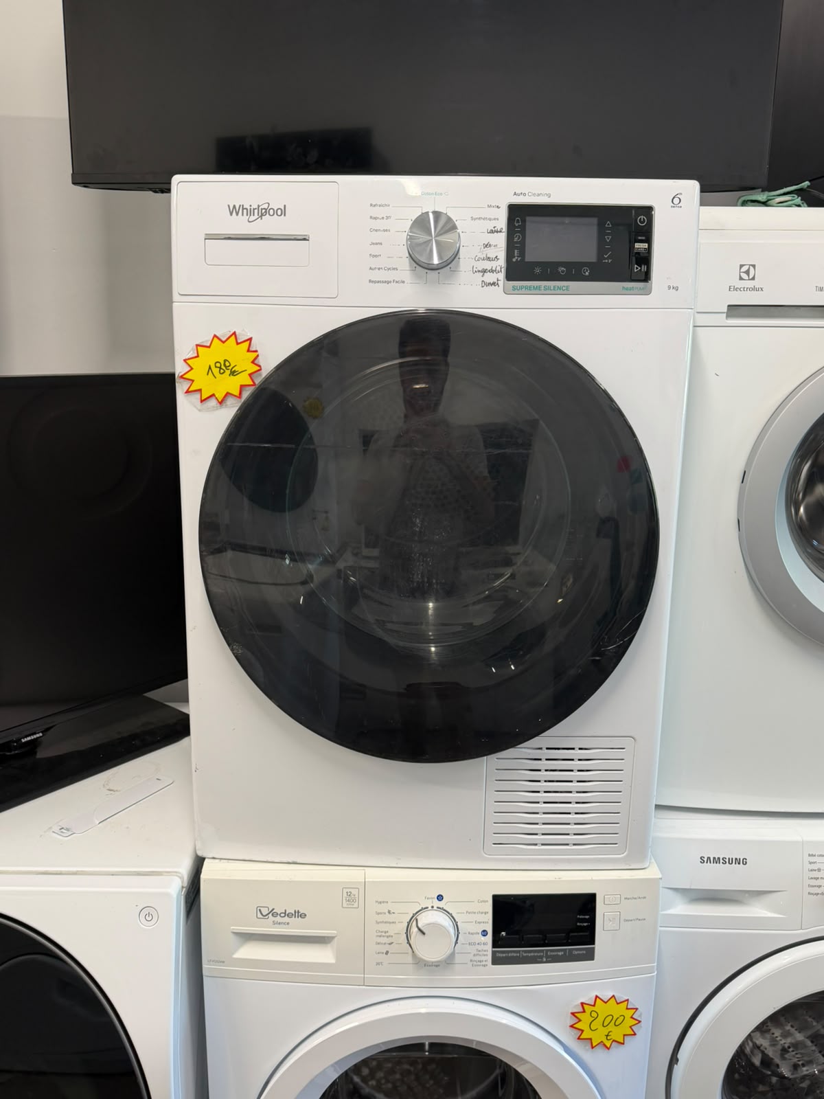 WHIRLPOOL 6ème Sens 9kg Supreme Silence — Occasion