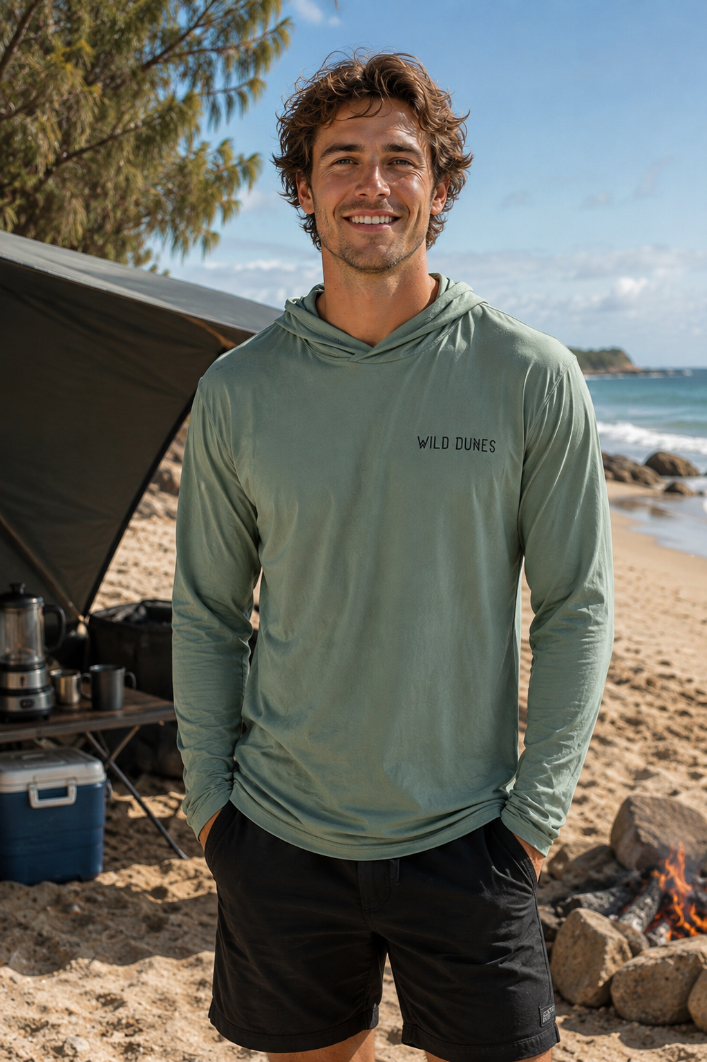 The Sea Green Bamboo Shirt alternate