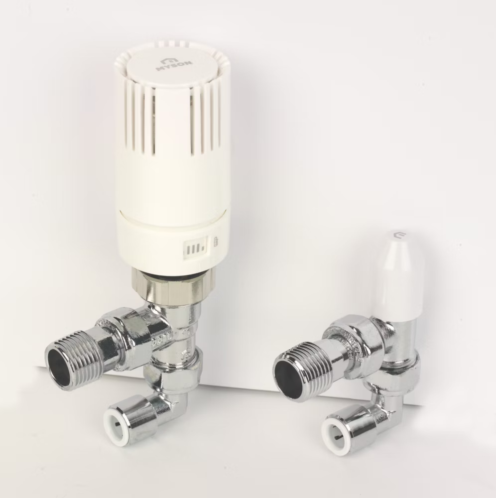 Myson TRV2 Radiator Pack 10mm c/w Pushfit 90 Degree Elbows