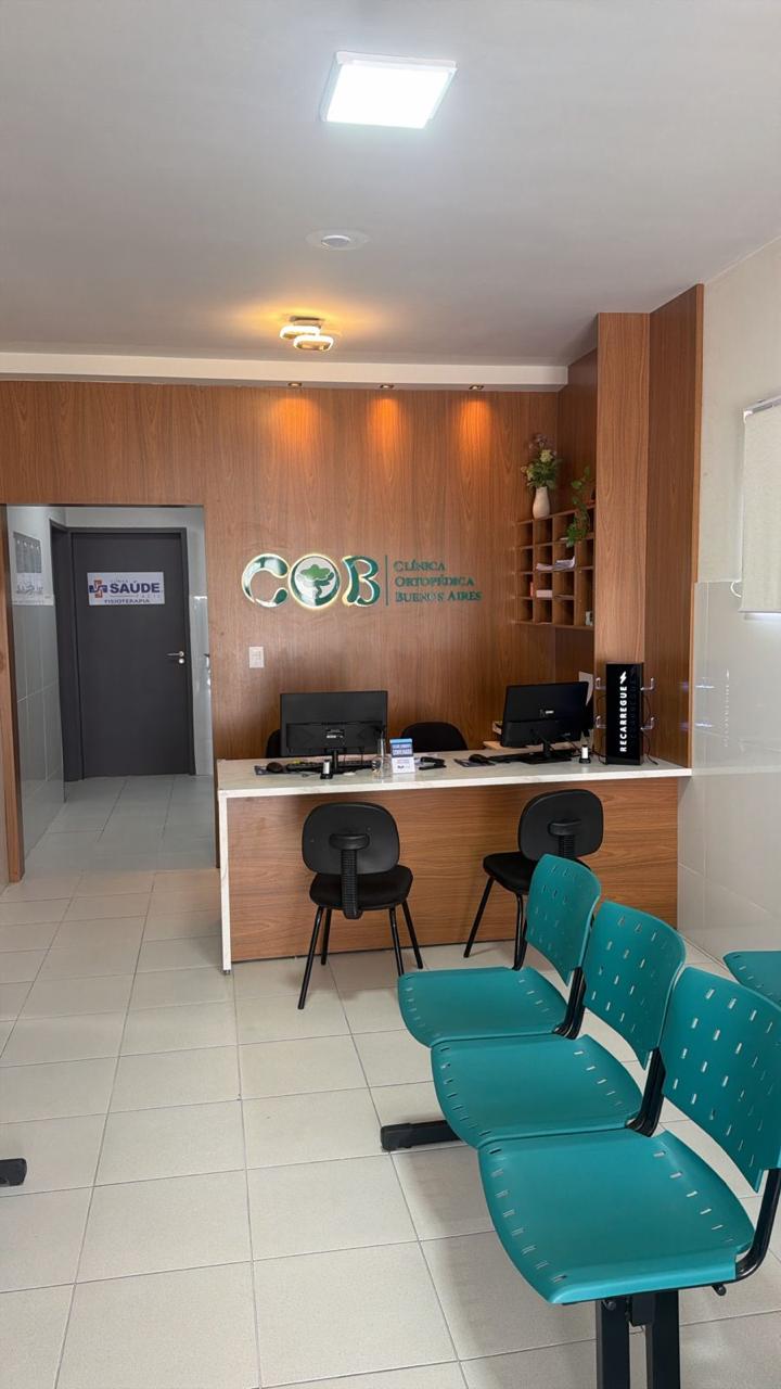 Recepção da Clínica COB