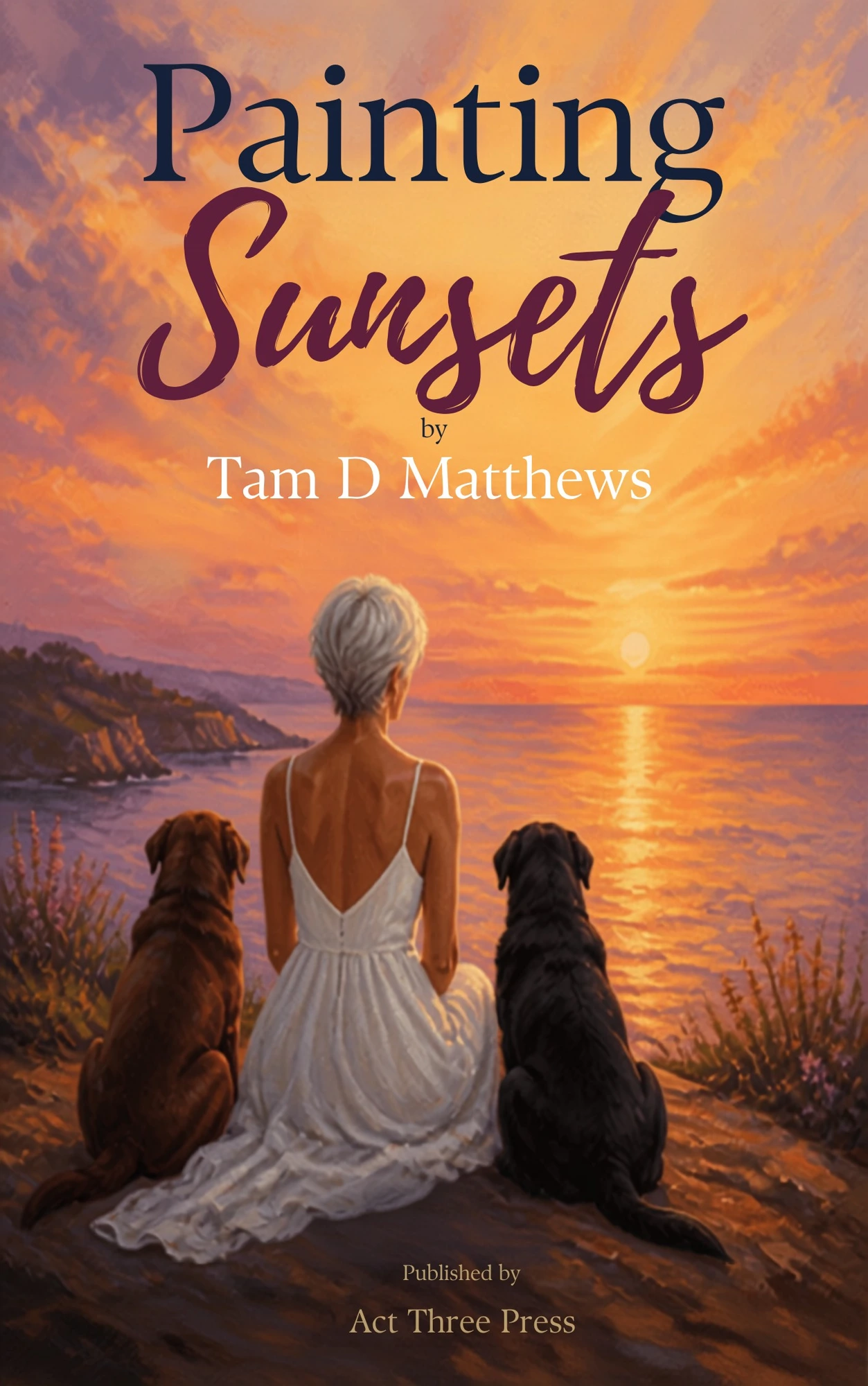 Painting Sunsets by Tam D. Matthews — book cover