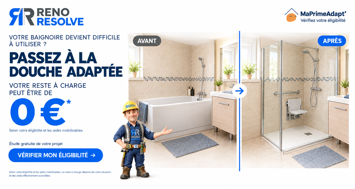 MaPrimeAdapt - Douche adaptée