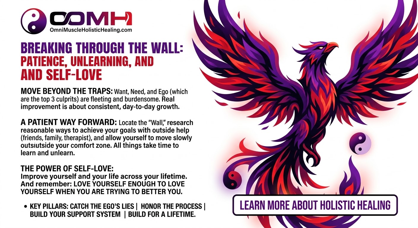 Breaking Through the Wall: Patience, Unlearning, and Self-Love