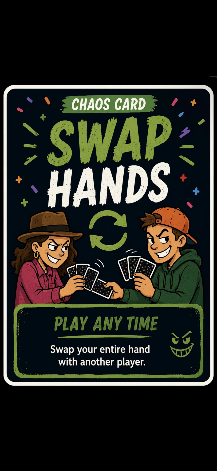Swap Hands chaos card artwork