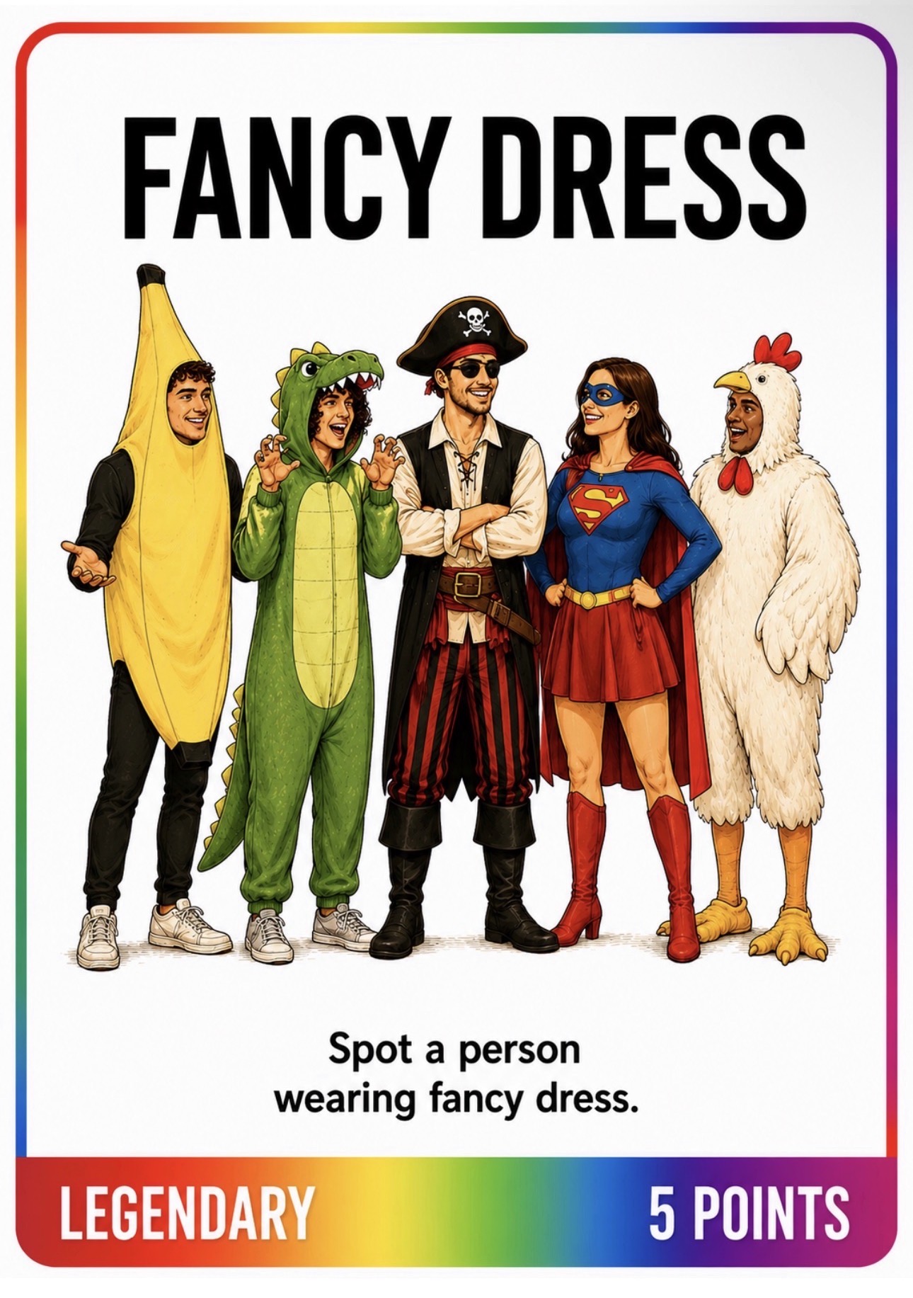 Legendary Fancy Dress card artwork