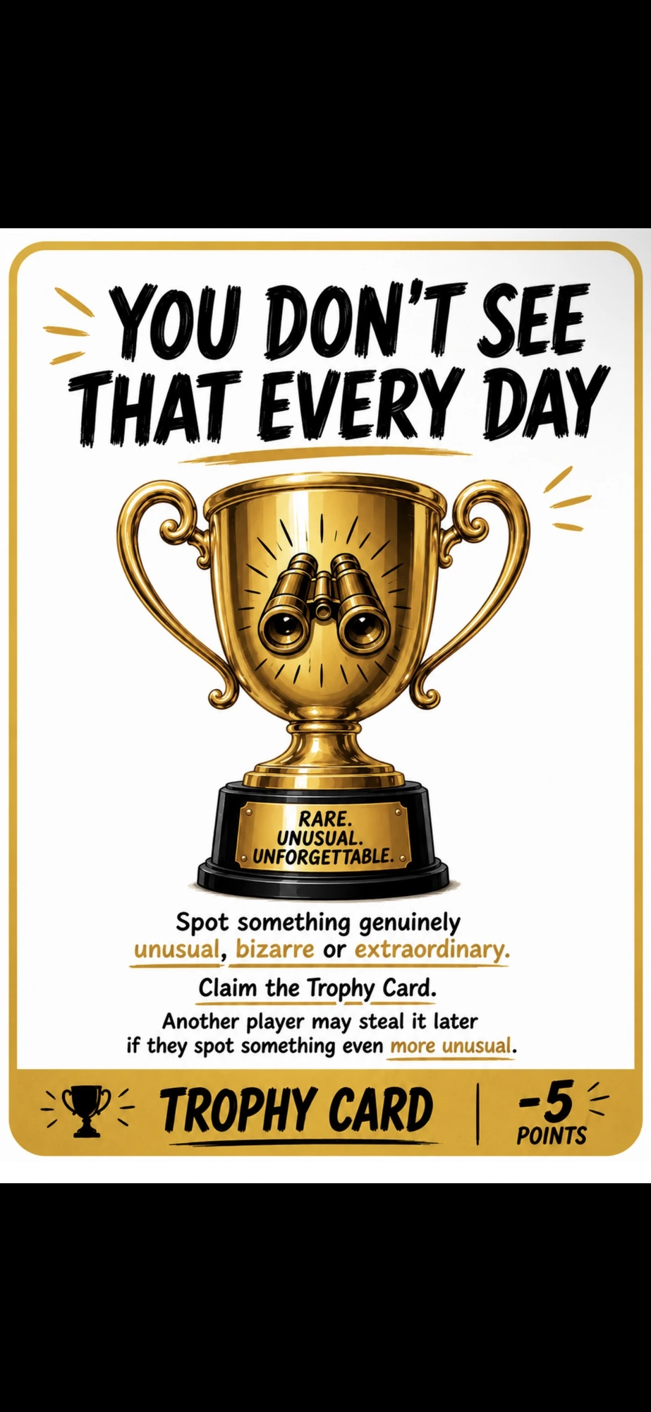 Trophy card artwork