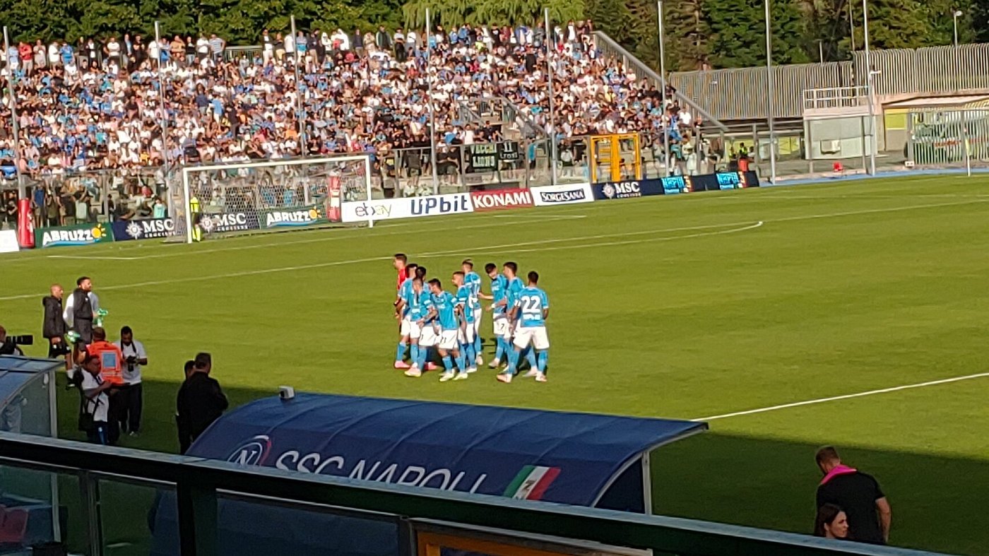 Stadio Patini · Ritiro SSC Napoli