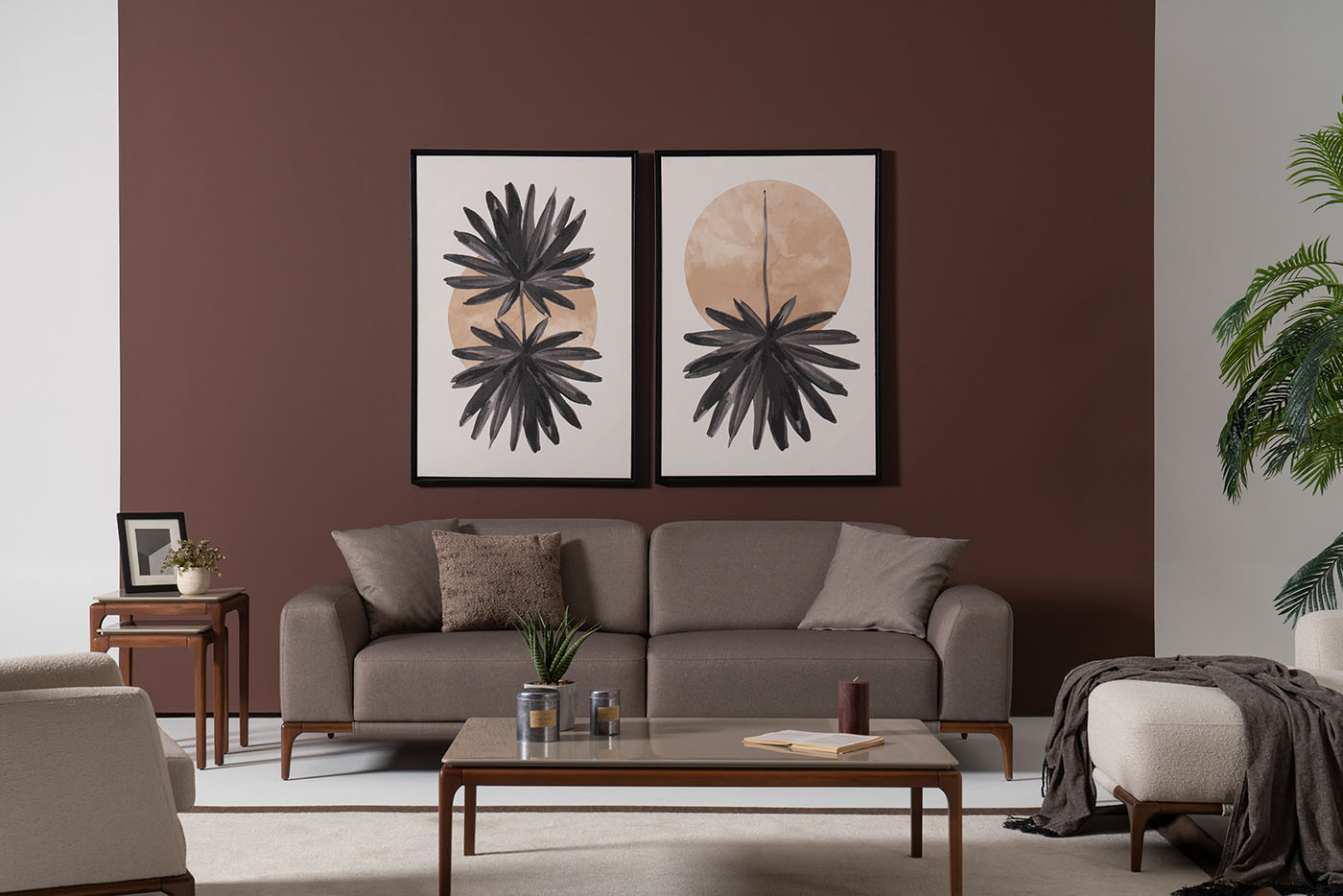 Salon Sahin Meubles — canapé design et décoration murale