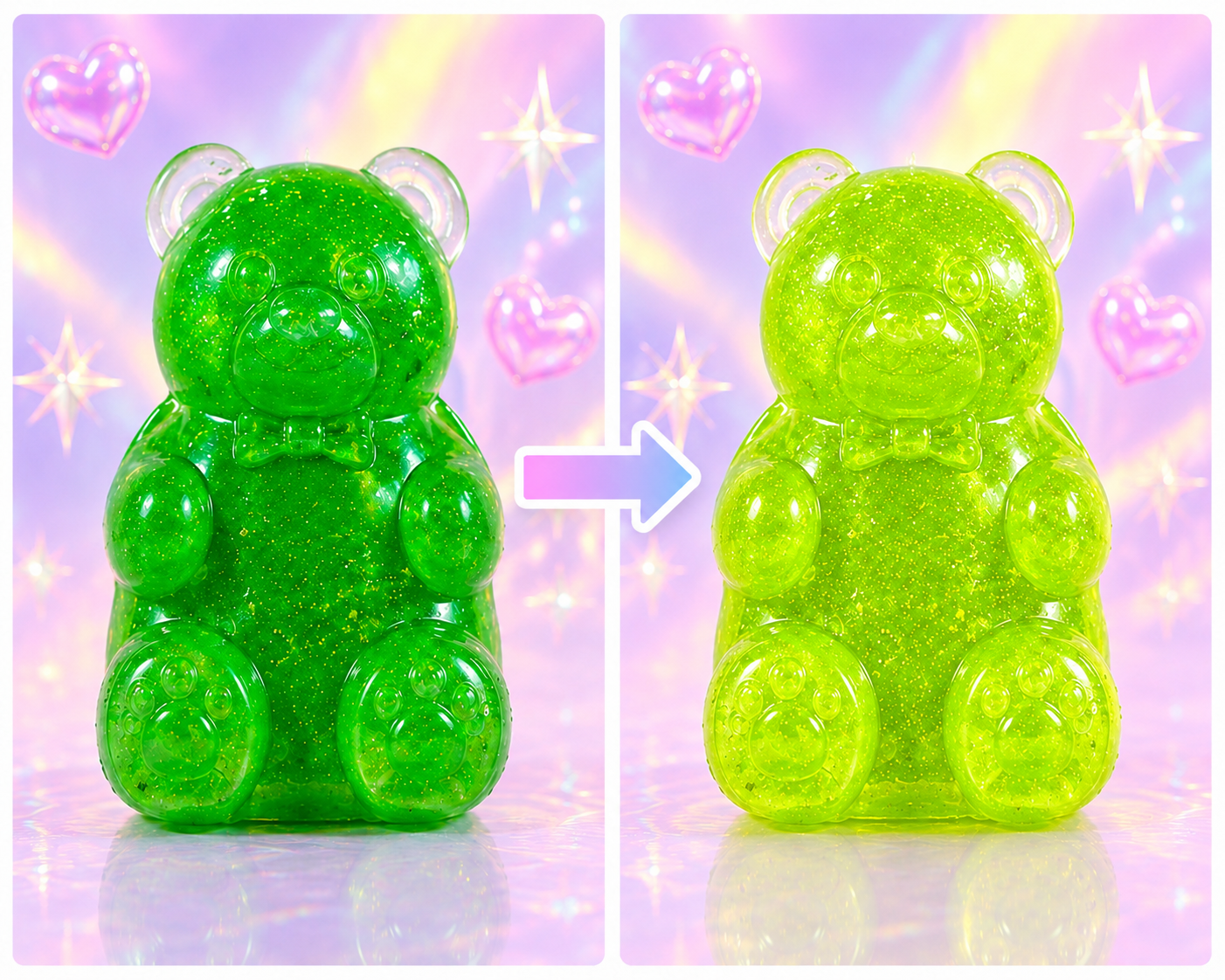 Dark Green → Lime